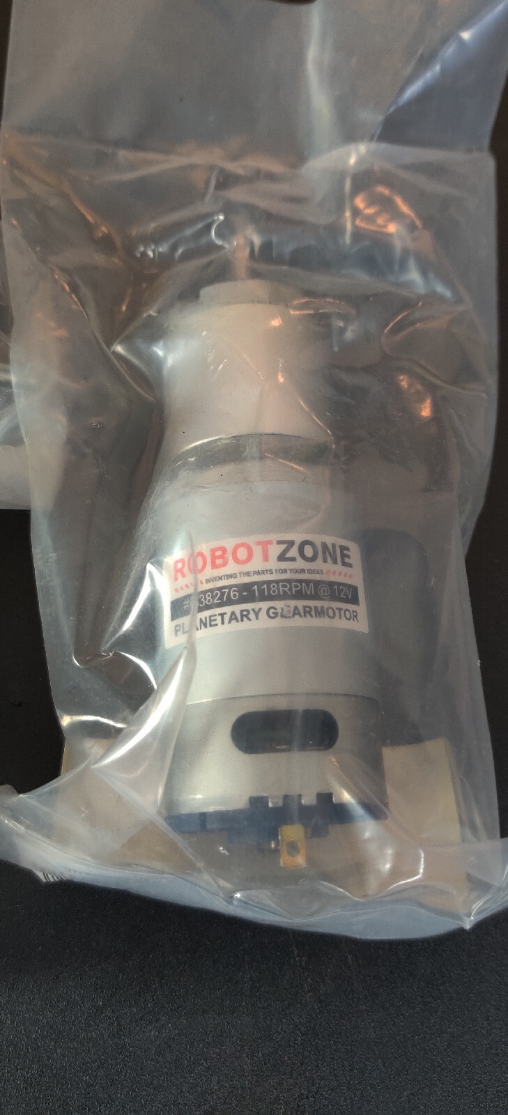 4 RobotZone 638276 Gear Motor 118RPM 12 Volt Robot Zone eBay