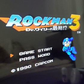 Famicom Rockman Megaman 1 2 3 4 5 6 SET NES Game software Operation confirmed