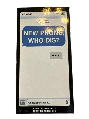 New Phone Who Dis? The 100% Offline Text Messaging Adult Party Game NEW Unsealed