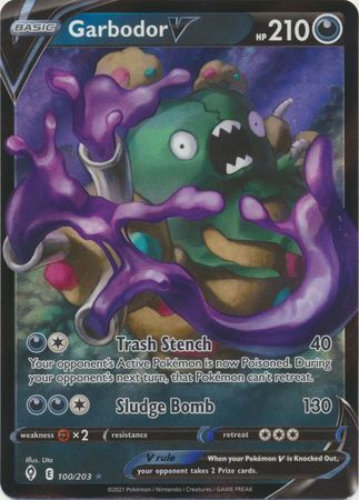GARBODOR V 100/203 EVOLVING SKIES POKEMON (ULTRA, NM) - Picture 1 of 1