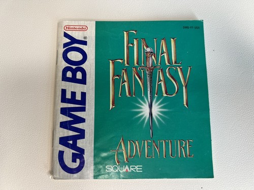 Final Fantasy Adventure Nintendo Game Boy Instruction Manual Booklet ONLY  - Afbeelding 1 van 4