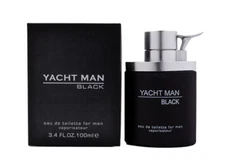 Yacht Man Black by Myrurgia 3.4 oz EDT Cologne for Men New In Box