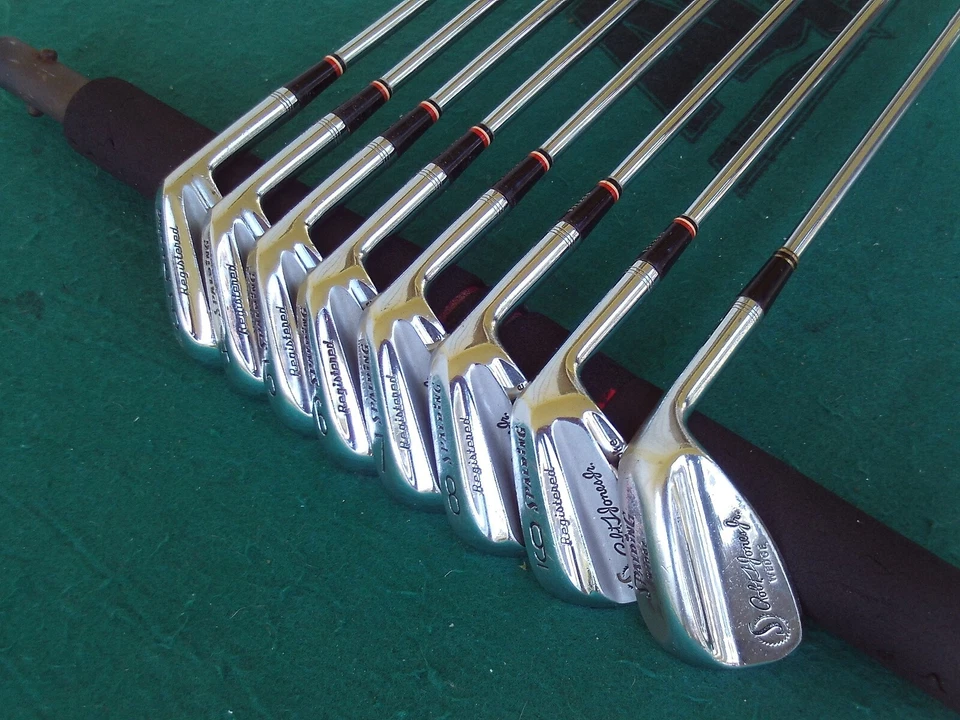 Rare Robert Jones Jr Spalding Iron Set 3-PW Syncro Stroke Registered Golf Clubs - Image 3 of 4