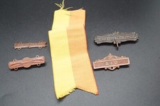 Spanish American War Veterans 1942 44th Encampment Ribbon  Hanger Bars Lot Of 5