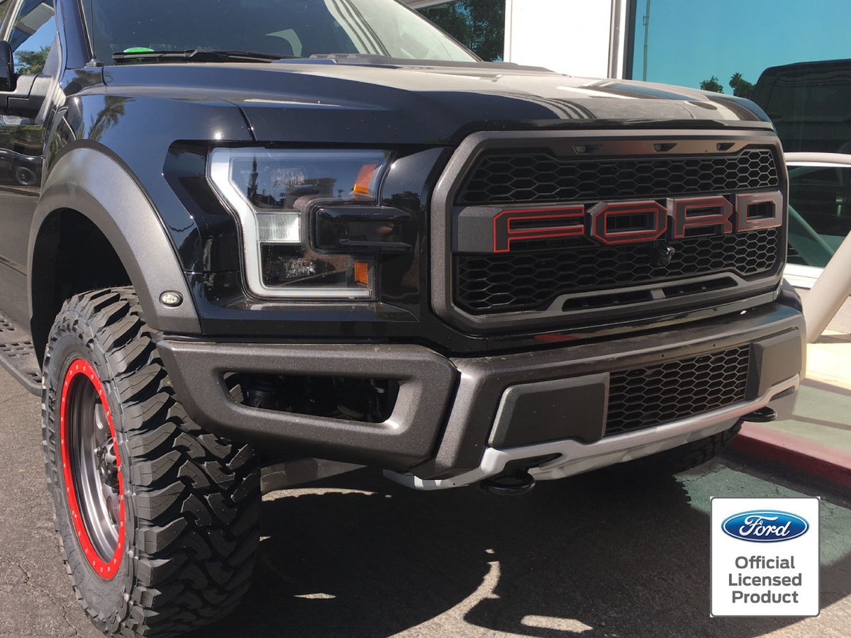 2004 Ford F150 Raptor Grill Ford Raptor SVT Grille Letter Decals With Outlines - Vinyl For 2012-2013 F-150 Raptor Ford Raptor Emblem - Foto 2