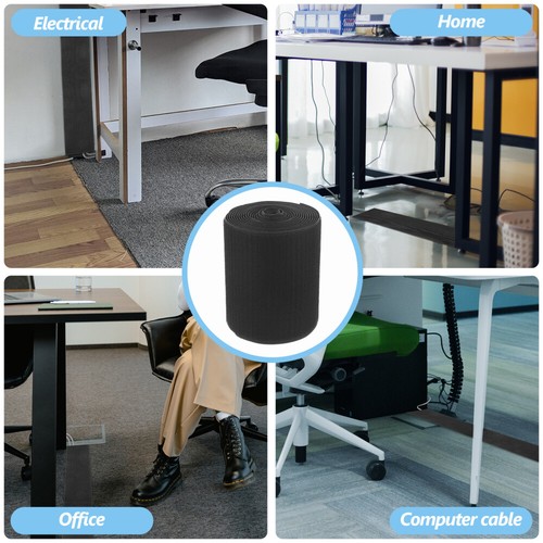 Cord Management Wire Finishing Protective Cover Adhesive Floor Protectors - Afbeelding 4 van 12