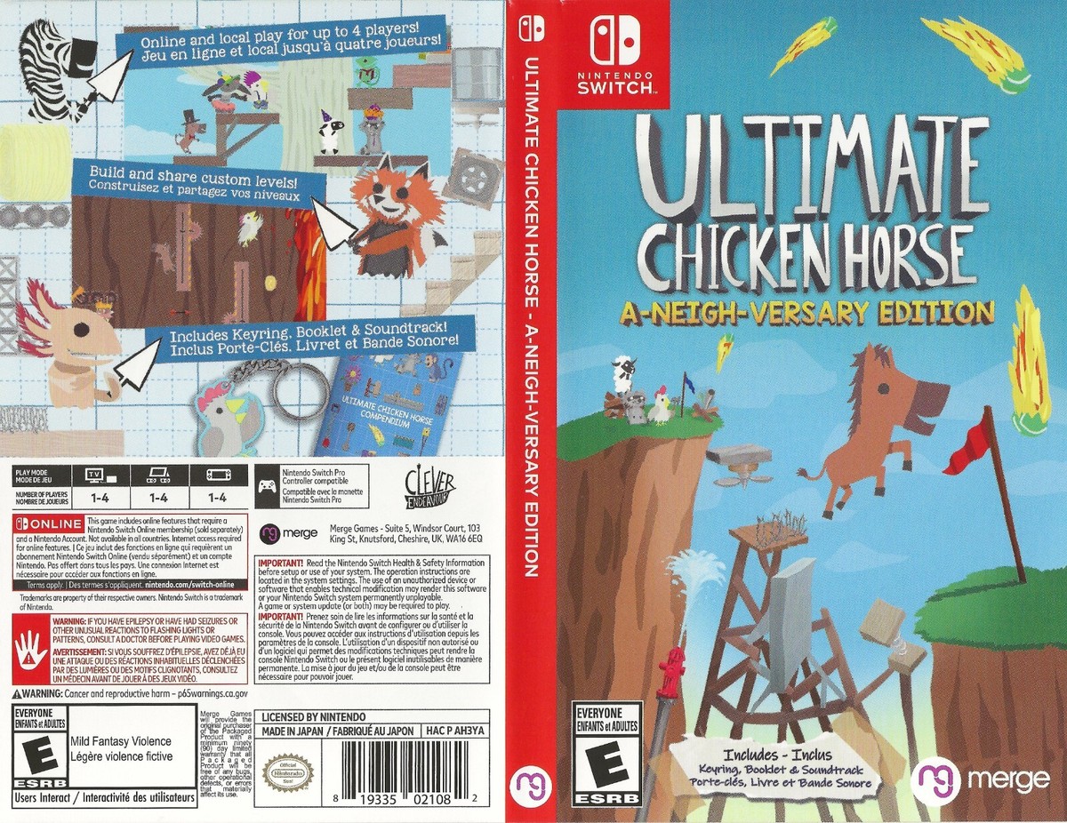 Ultimate Chicken Horse Inlay Only Box Art UK
