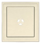 Slim Line J-BLOCK HeritageCream 020 Mount Square Vinyl Siding Accessory Mounting
