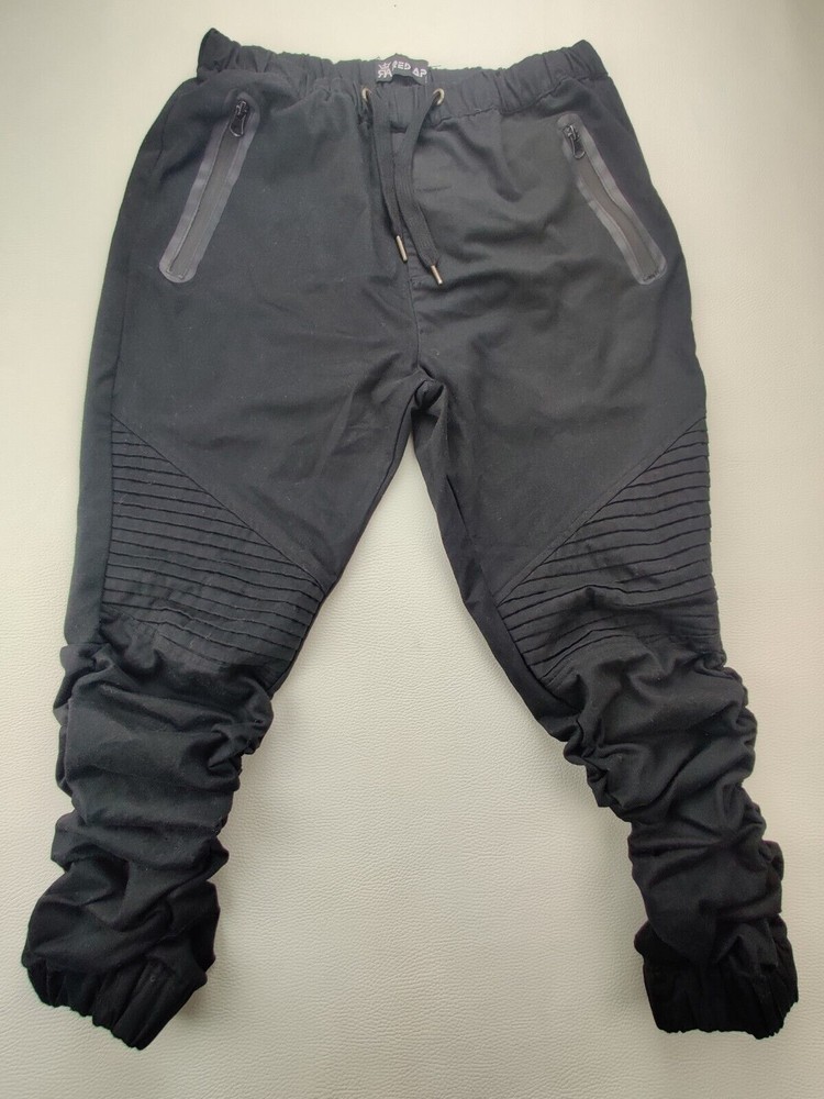 Rugged Black Jogger Pants for Men by Red Ape