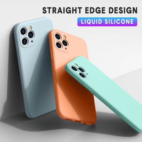 For iPhone 16 15 14 13 12 Pro Max 11 X Camera Protect Liquid Silicone Case Cover - Picture 8 of 22