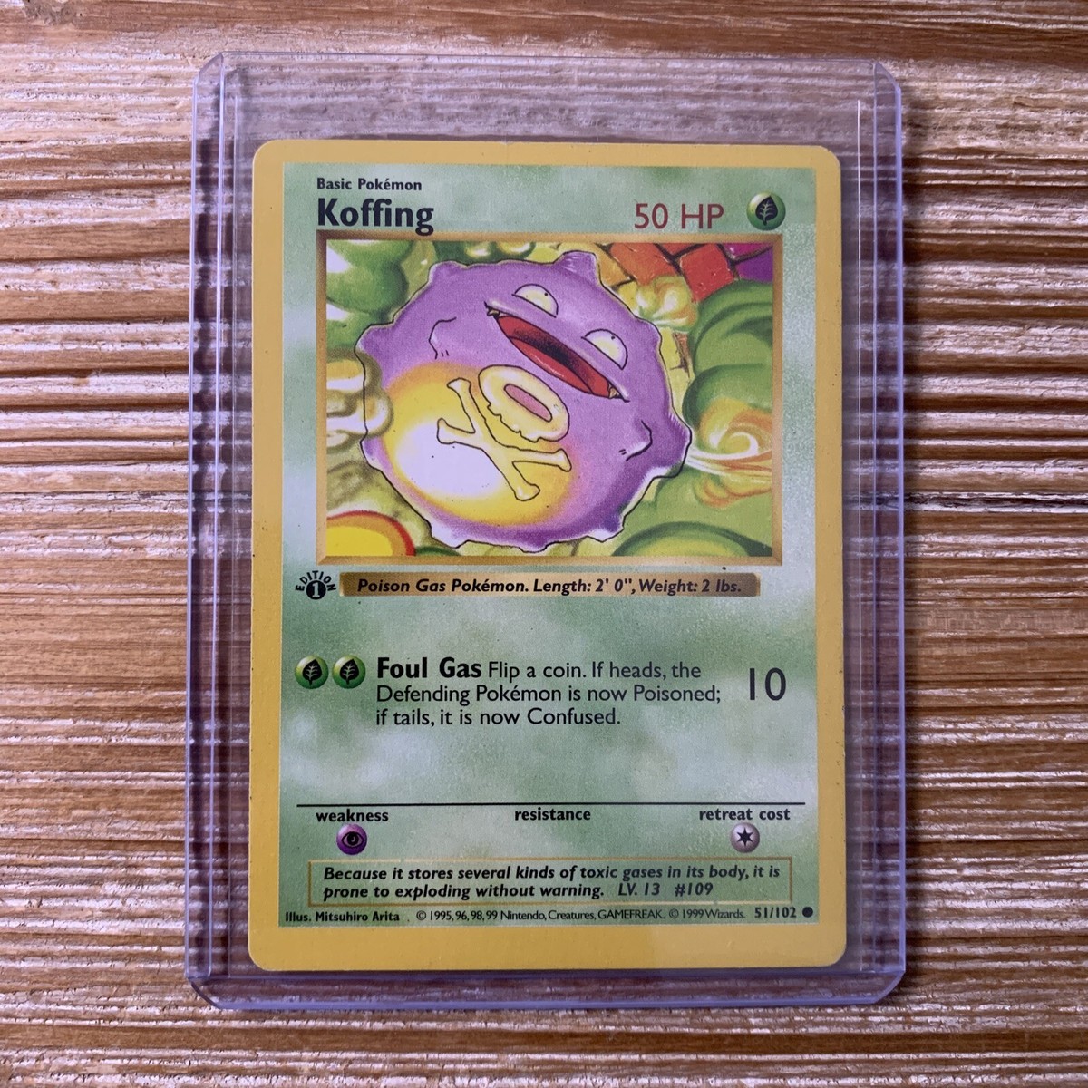 Koffing 51/102 1st Edition Base Set SHADOWLESS Pokmon Card OC LP-MP | eBay Koffing 51/102 1st Edition Base Set SHADOWLESS Pokmon Card OC LP-MP | eBay
