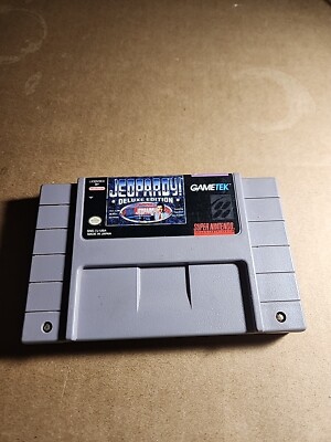 Jeopardy -- Deluxe Edition (Super Nintendo Entertainment System)