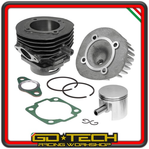 KIT GRUPPO TERMICO CILINDRO 55 102cc POLINI 1400056 VESPA 50 SPECIAL - Foto 4