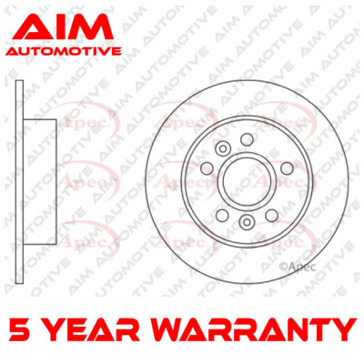1x Brake Disc Rear Aim Fits Renault Espace Avantime 2.0 2.2 D dCi TD 3.0