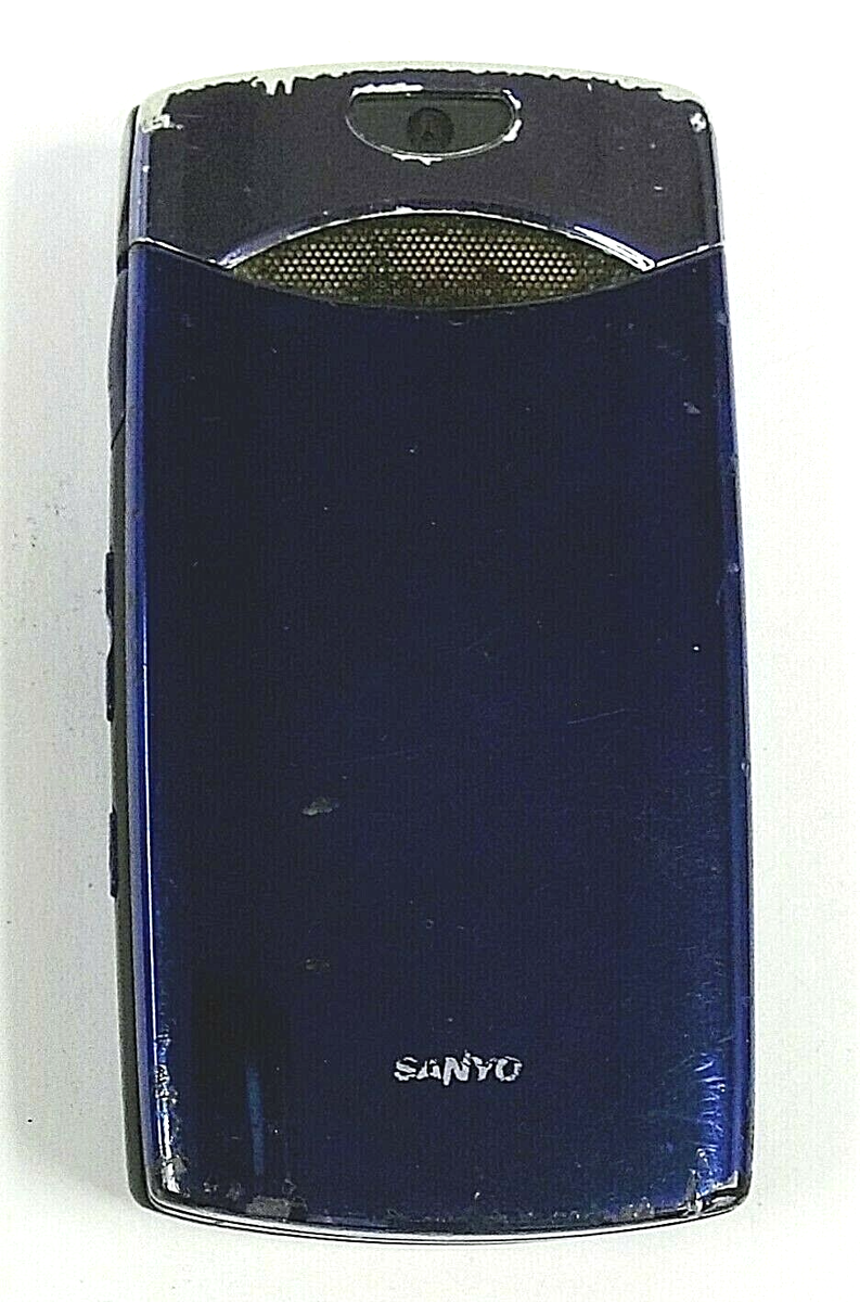 Sanyo KATANA LX - Blue ( Sprint ) Rare Cellular Flip Phone - Works