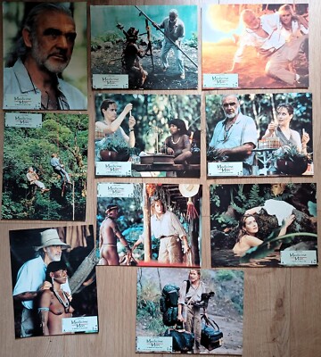 Satz Von 10 Fotos Kino Film MEDICINE MAN Sean Connery