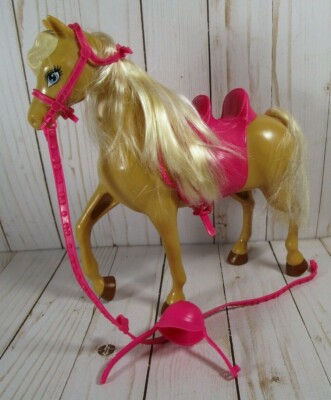 Mattel Barbie PINKTASTIC Riding Lessons Horse w/ Double Pink