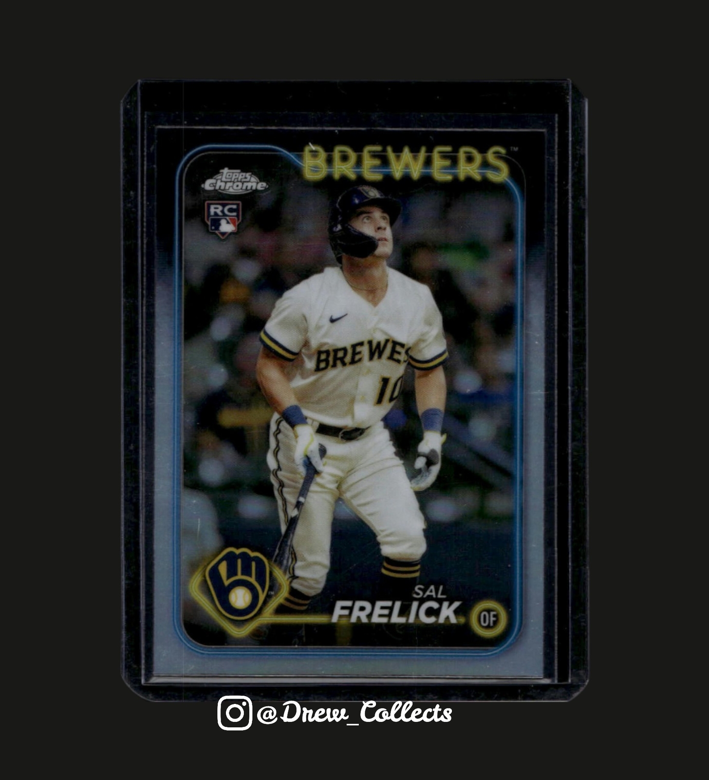 2024 Topps Chrome #39 Sal Frelick Milwaukee Brewers Refractor