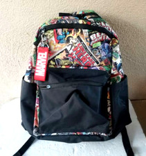 Marvel Comics Avengers Backpack Nylon Unisex School bag Zip 15" Laptop - NWT