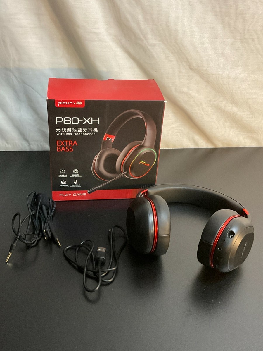 Picun P80X Bluetooth 5.0 Sound Effects Wireless Over-Ear Picun P80X Bluetooth 5.0 Sound Effects Wireless Over-Ear