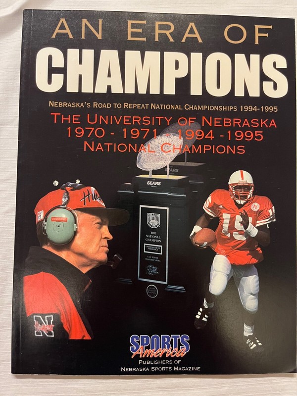 Sports America Magazine An Era of Champions Nebraska Football 1996 Huskers -Rare