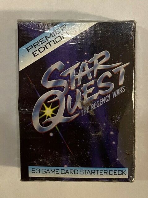 1995 Star Quest The Regency Wars 53 Game Card Starter Deck CCG TCG New!