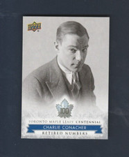 2017 Upper Deck Toronto Maple Leafs Centennial SP # 128 Charlie Conacher