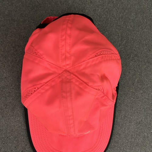 Nike Featherlight Hat Women Strapback Hot Pink Running Golf Cap Vented Workout - Picture 10 of 14