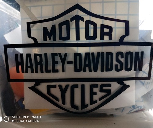 Harley Davidson adesivi logo moto scudetto chopper Made USA prespaziati  2+2pz | eBay