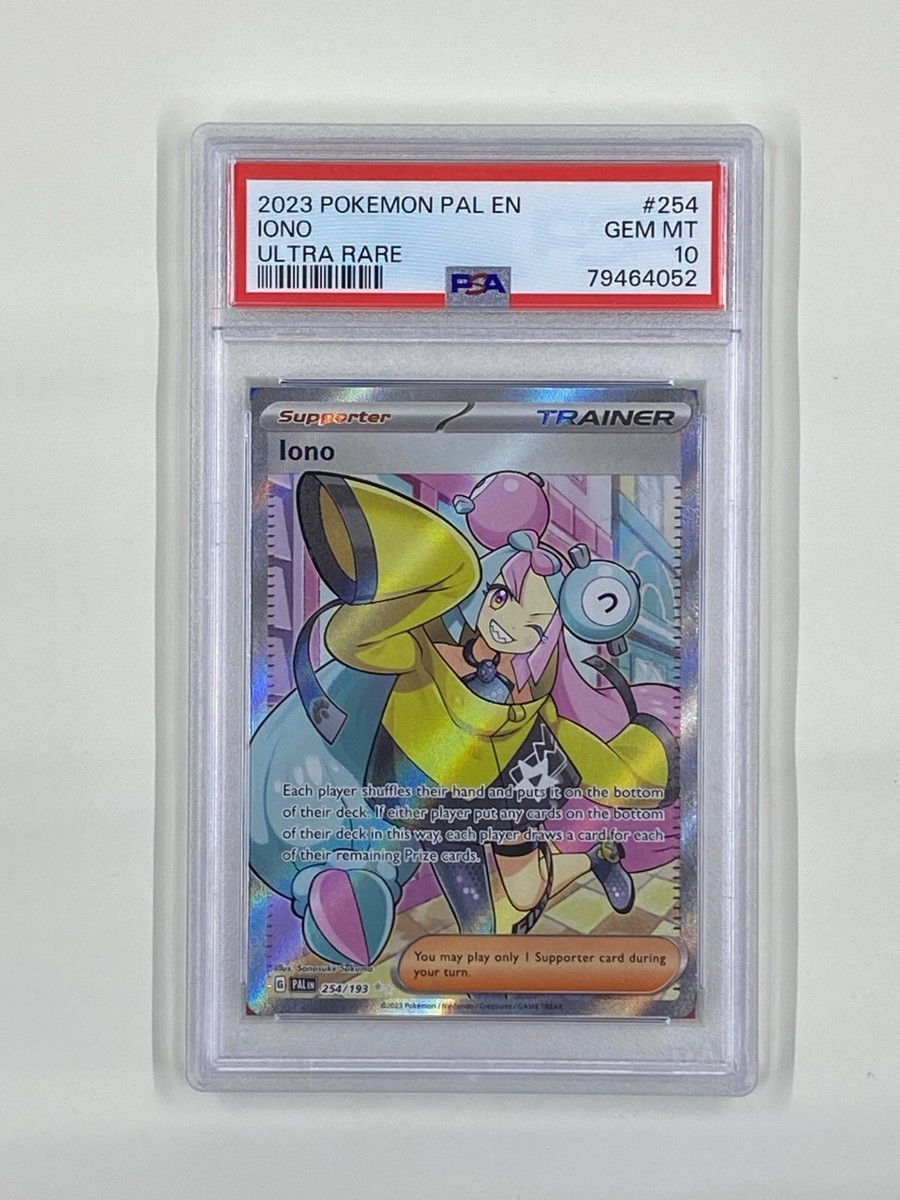 PSA 10 TRAINER IONO PALDEA EVOLVED 254 PAL EN ULTRA RARE