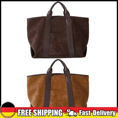 Tote Bag for Women Large Capacity Satchel Bag Suede Shopper Handbag Travel Purse