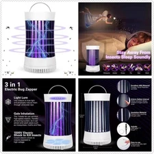 Electric Rechargeable Bug Zapper Mosquito Insect Fly Trap Mosquito Killer Lamp