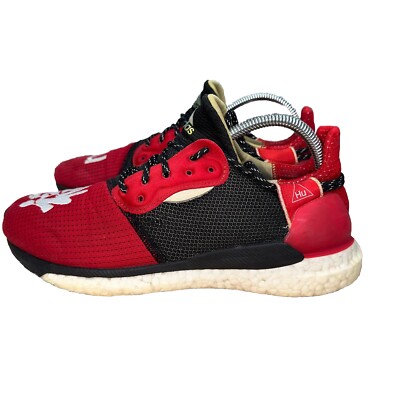 Adidas Solar HU Glide ST x Pharrell Chinese New Year 2019 Size 7.5  Red/Black