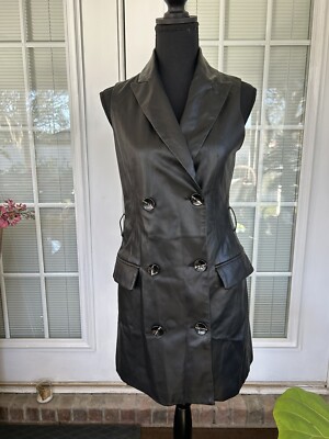 leather waistcoat dress V S P - Eloise