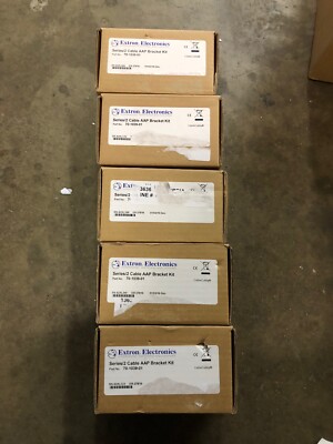 5 x Extron 70-1039-01 Cable Cubby Series/2 Connectivity Bracket Kits