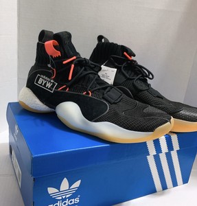 Adidas Originals Crazy BYW X LVL Boost Basketball Black White B42240 Size 13New | eBay