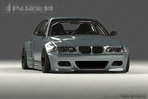 FRP grd-pd-style LIP WING FENDER Body Kit For 98-05 BMW E46 3 Series&M3 Coupe - Bild 11 von 12