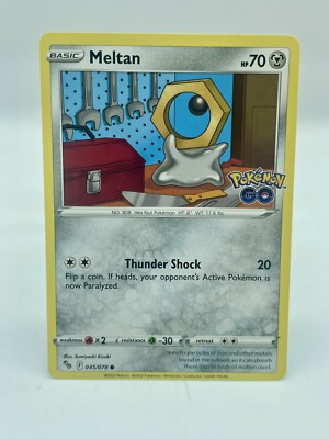 Meltan 45/78 Pokémon GO Common Non-Holo Pokemon TCG Mint Unplayed