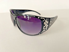 Womens Black New Fashion Bling Sunglasses With Rhinestone Look UV 400 Protection
