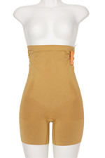 SPANX L142950 Women's Brown 'OnCore' High Waist Mid-Thigh Shorts Size S