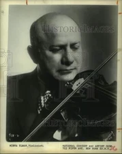 1980 Press Photo Violinist Mischa Elman - hcp38583