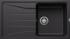 Blanco SONA 5 S Grey 1 Bowl Inset Silgranit Reversible Sink Black 525972