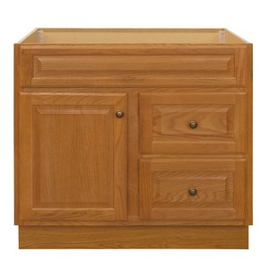 Glacier Bay Bathroom Vanity Cabinet Single Sink Adjustable ...