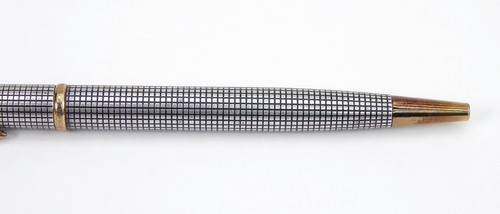 PARKER INSIGNA KUGELSCHREIBER SILBER STERLINGSILBER & GOLDRAND - SEHR GUTER ZUSTAND - Bild 9 von 13