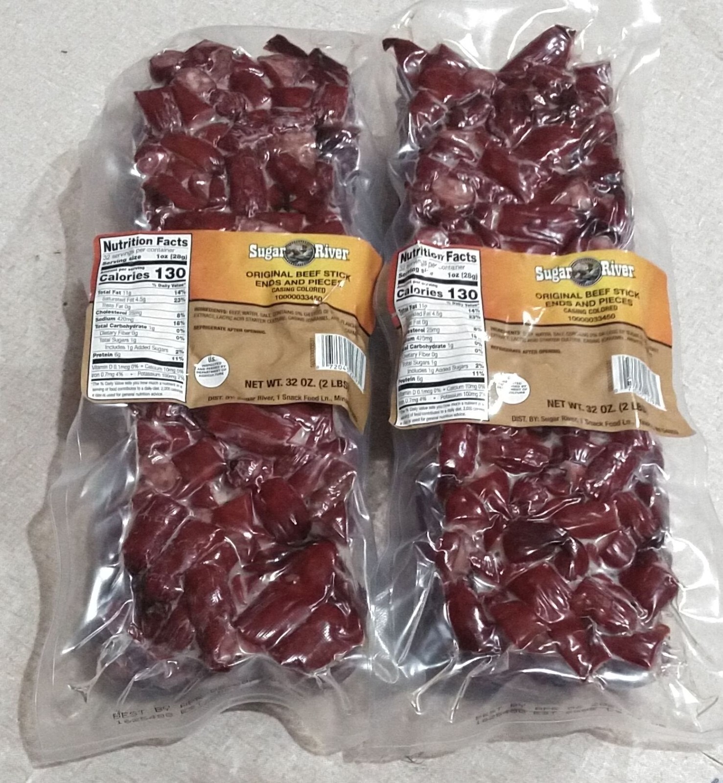Jack Link's Sugar River Original Beef Stick Ends & Pieces Snacks 4 lb