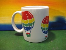 Rainbow Hot Air Balloons Mug from FTD Rainbow Pick Me Up Bouquet (empty)