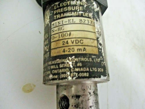 PMC PRESSURE TRANSMITTER 0-100PSIG N-HC - Picture 2 of 3