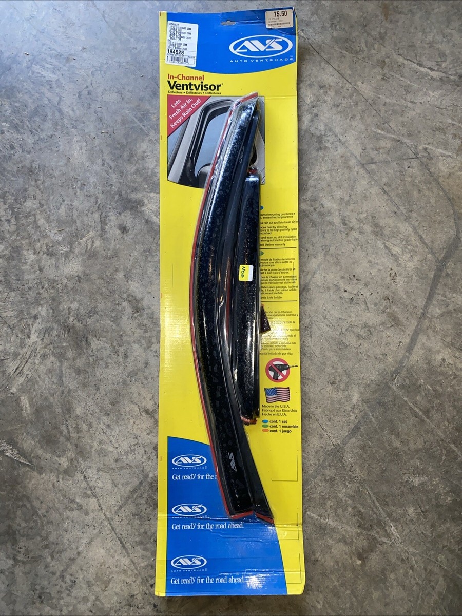 AVS 194528 Rain Guards In-Channel Vent Visor for Sierra