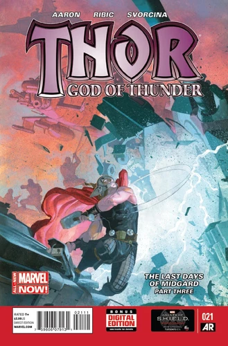Thor God Of Thunder #21 Main Cover 2014, Marvel NM