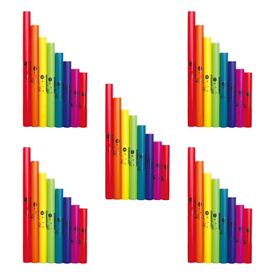 Boomwhackers BWDG C-Dur diatonische Tonleiter Set (5 Sets - 40 Röhren)